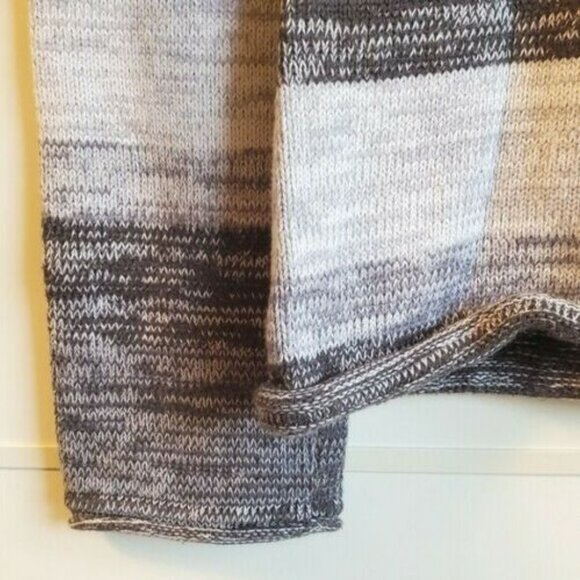 SWEATER EDDIE BAUER Women Size XS Grey Striped Warm Soft Great Condition - Picture 5 of 10